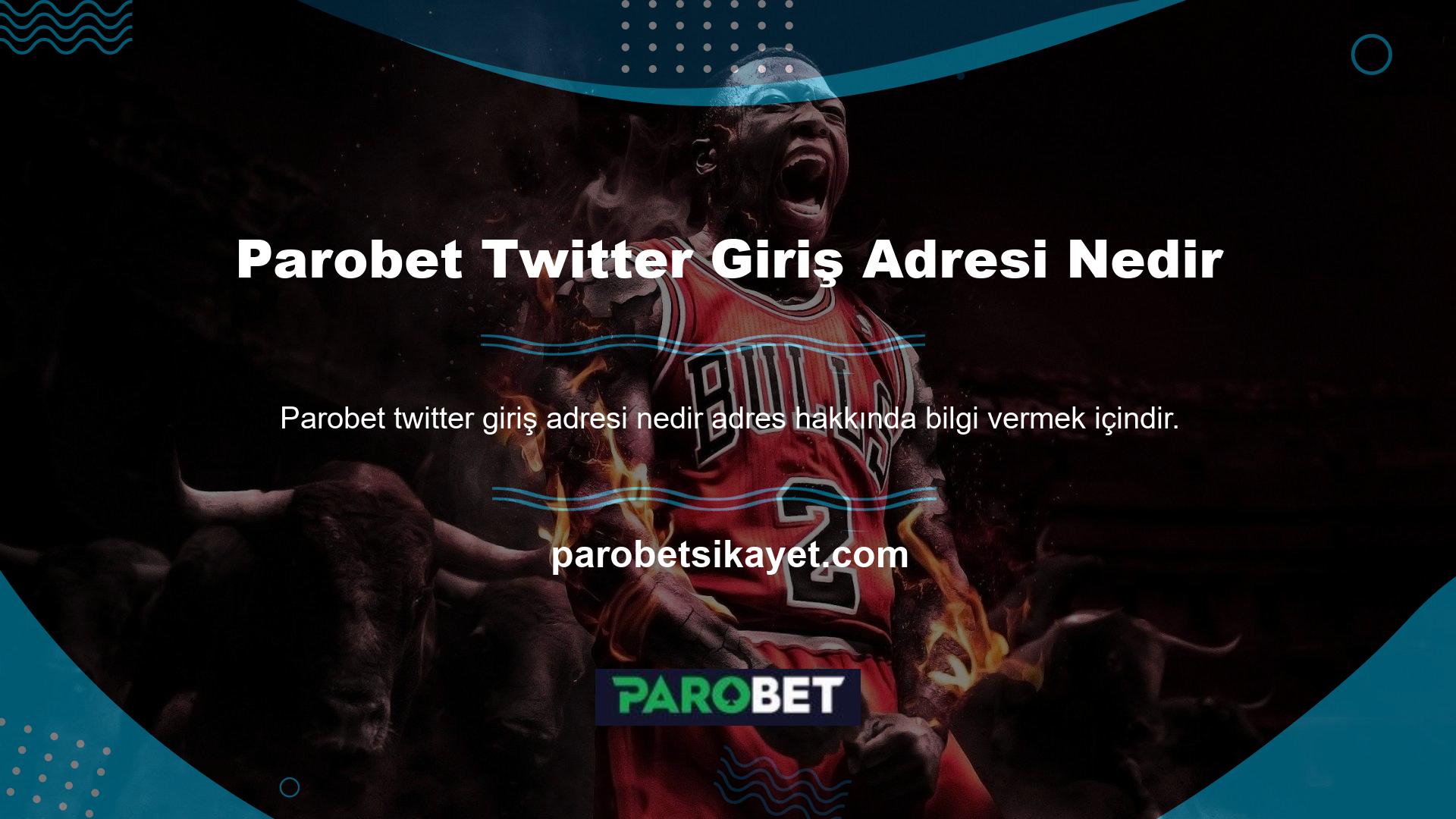 Parobet size Twitter profilinizde ziyaret ettiğiniz son web sitesinin adresini söyler