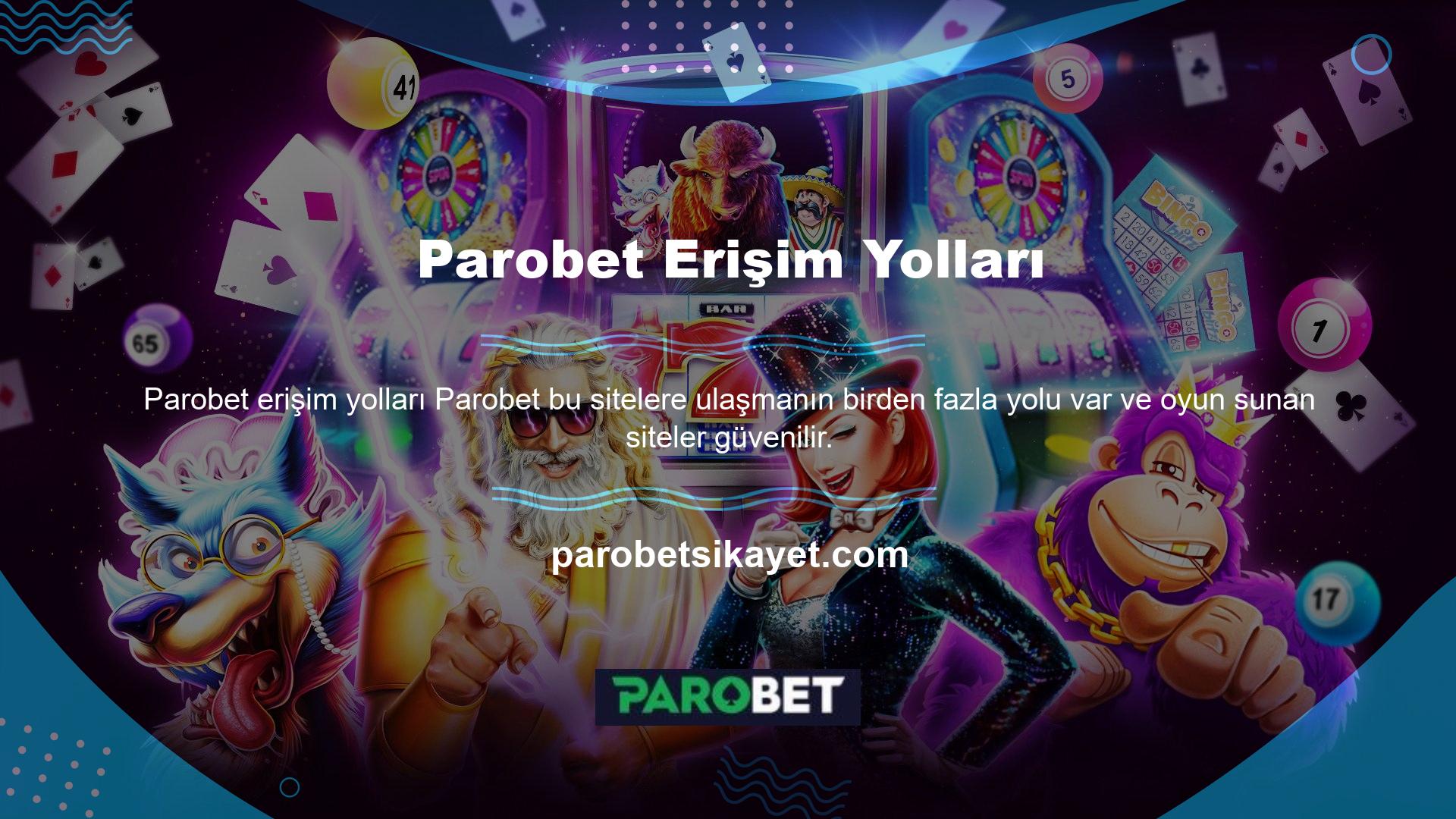 Parobet çevrimiçi casino sitesinin arayüzü basit ve kullanımı kolaydır